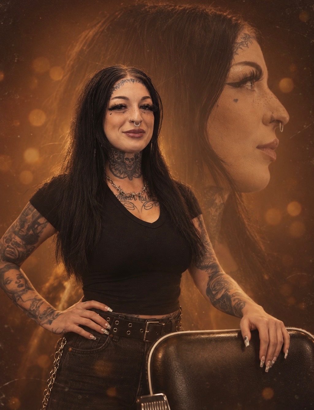 Portrait of Kati at The Beardsmith