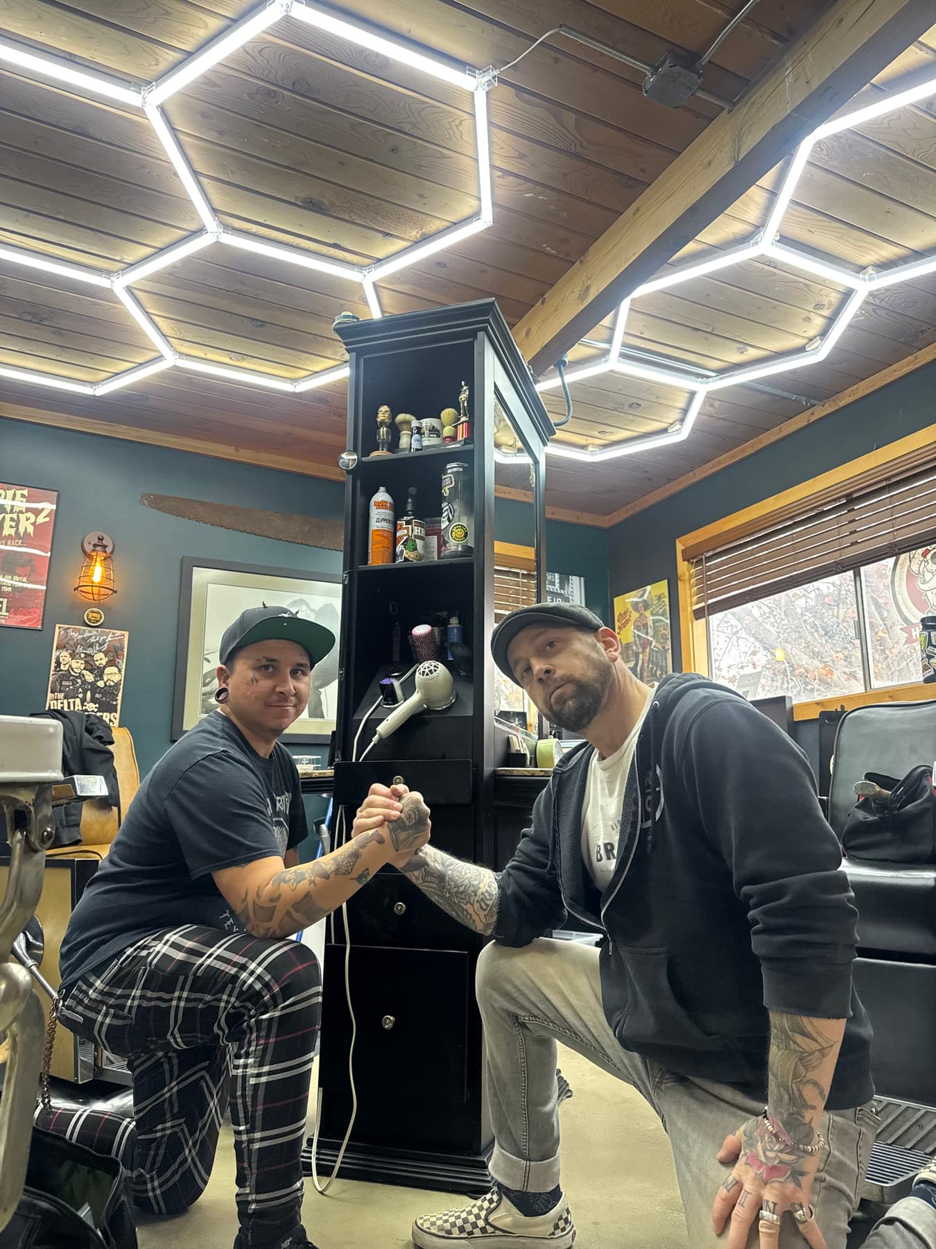 The Beardsmith shop room and team energy